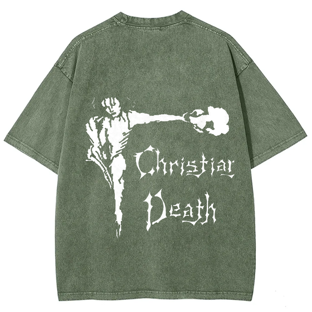 Unisex Vintage Christian Death Rock Band t-Shirt