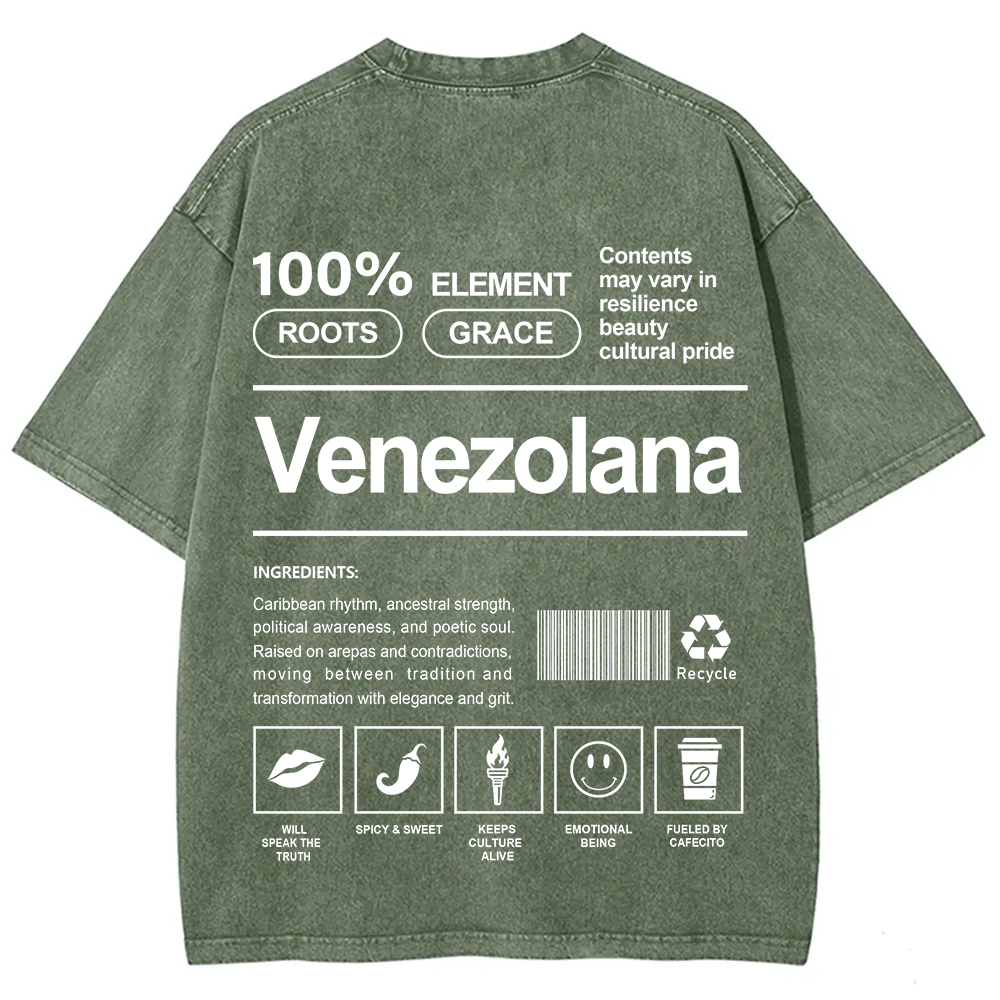 Venezolana Unisex Fit  Washed T-Shirt