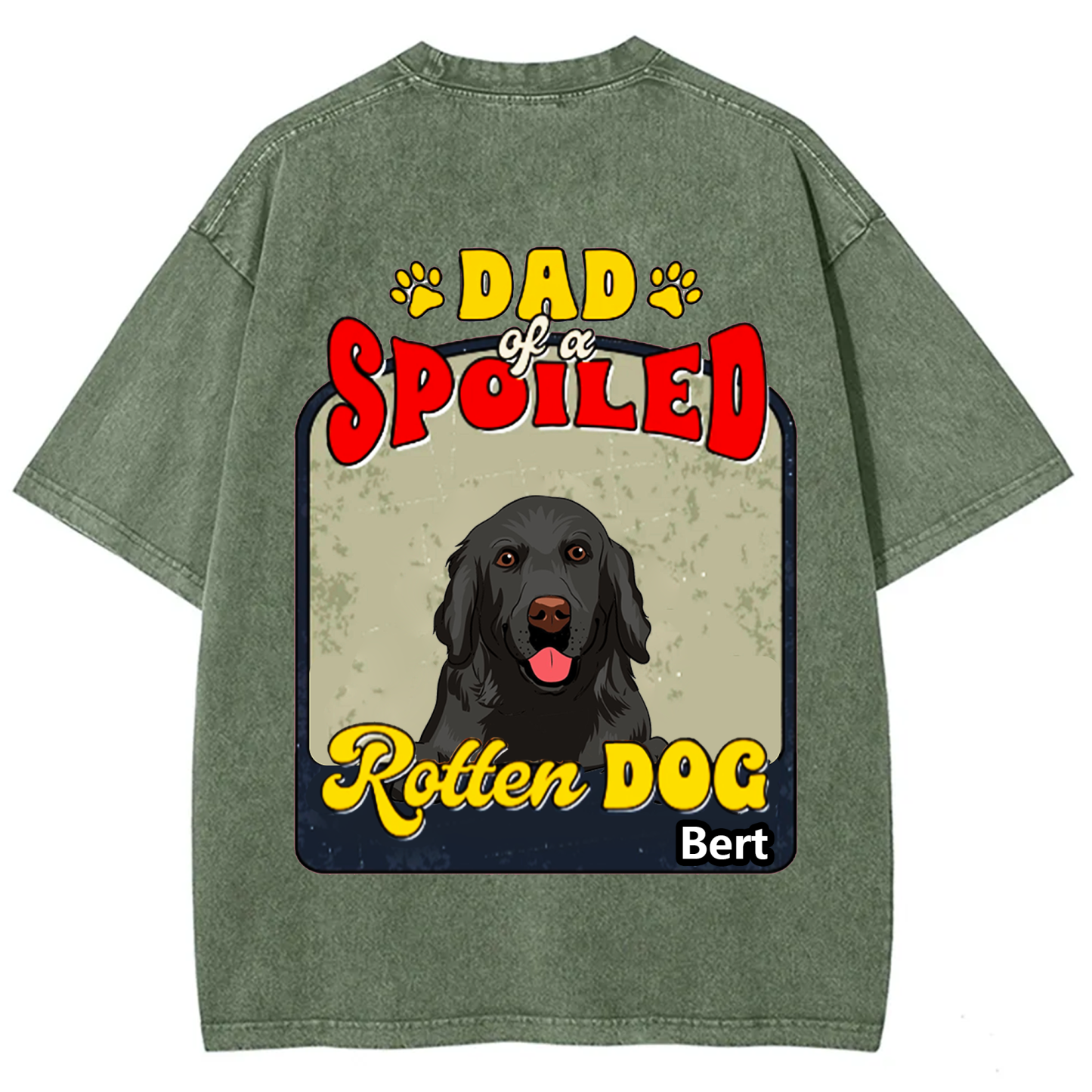 Spoiled Rotten Dog Named - Personalized Custom Unisex T-shirt