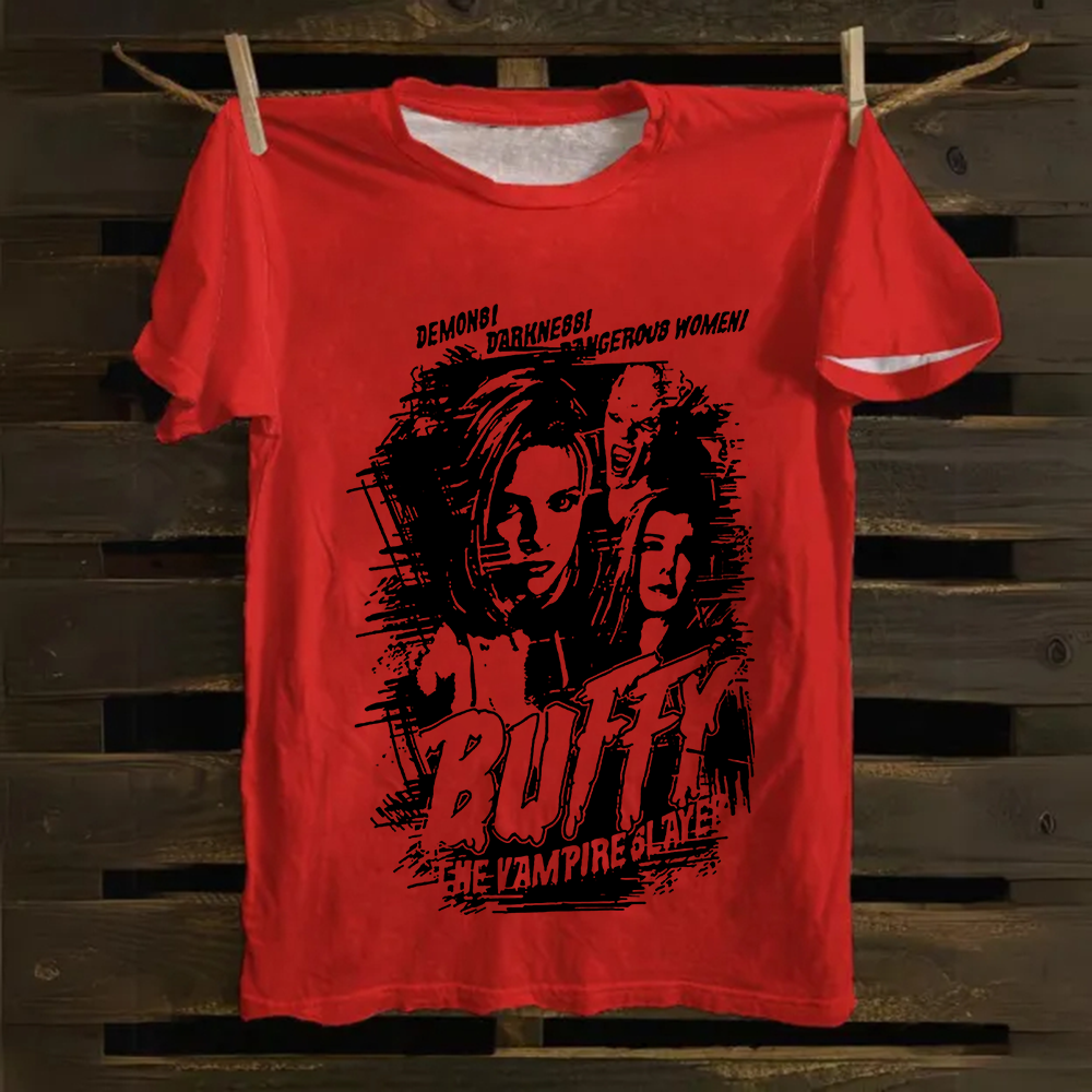 Buffy The Vampire Slayer TV Series Vintage cotton T-Shirt