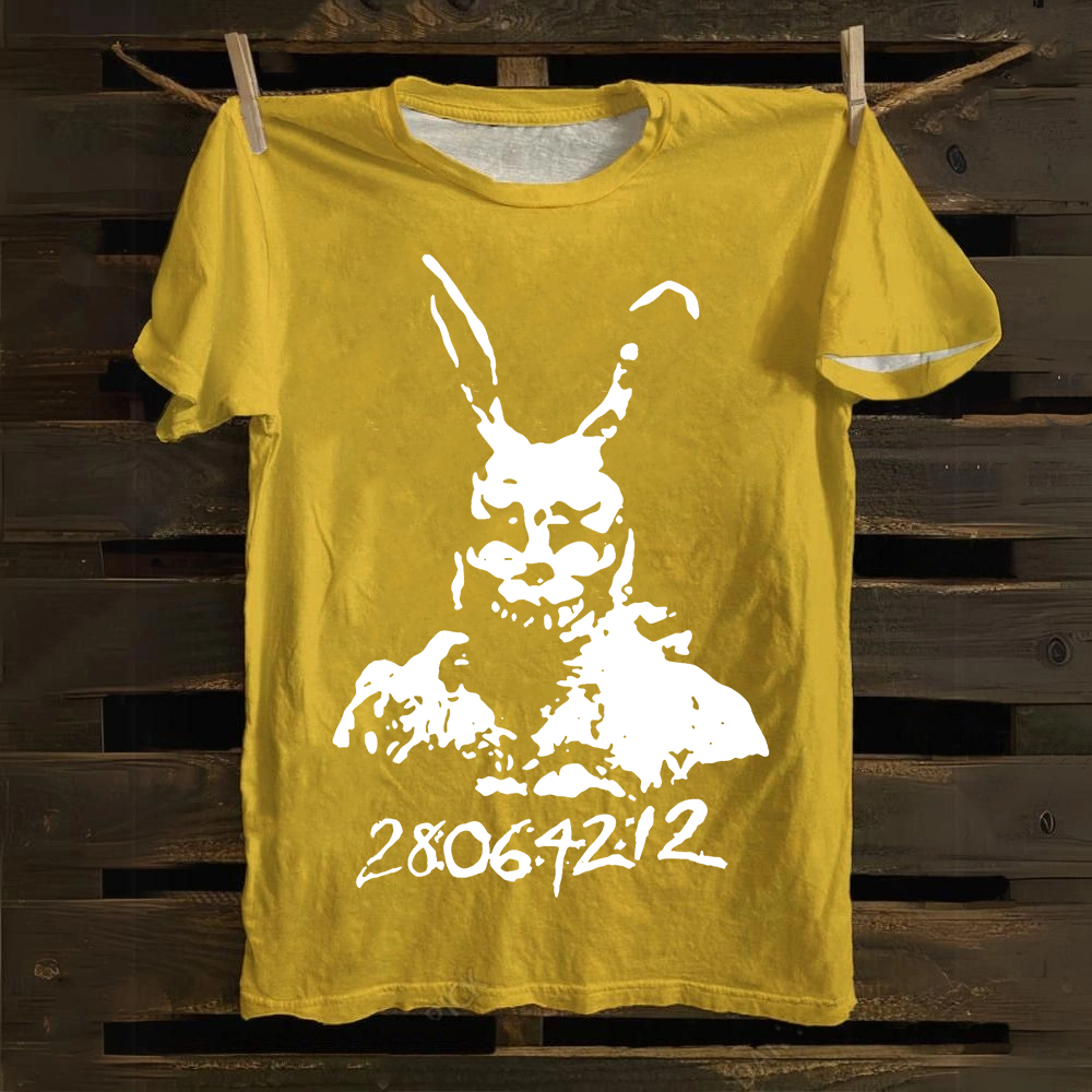 Donnie Darko 28 06 42 12 Frank Bunny Rabbit Cotton T-Shirt