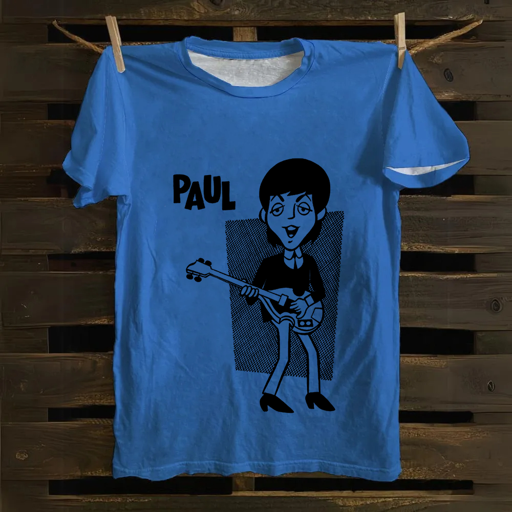 Paul McCartney Musicians Cotton T-Shirt
