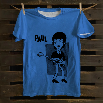 Paul McCartney Musicians Cotton T-Shirt