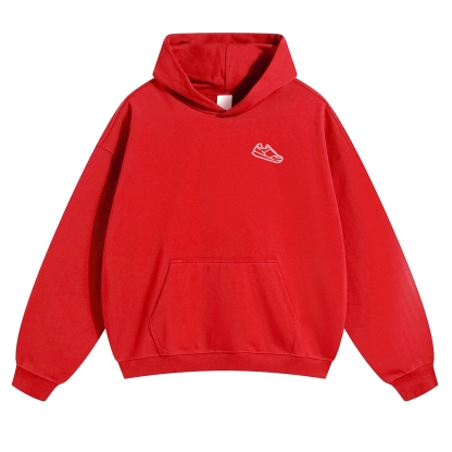 Runner Solid Color Hoodie