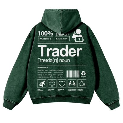 Trader Casual Washed Hoodie