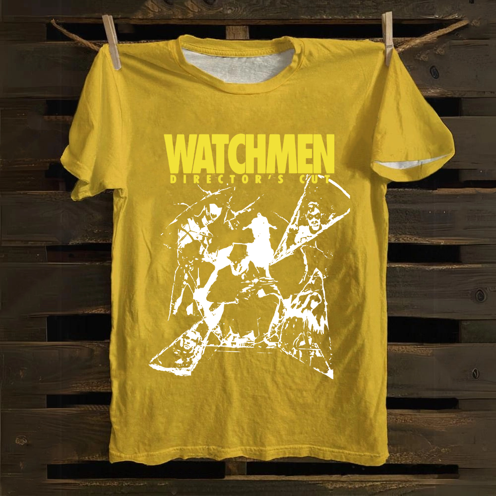 Unisex Vintage Watchmen Crime Movie Cotton T-Shirt