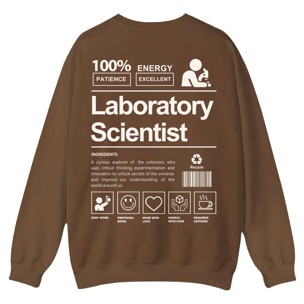 Laboratory Scientist Casual Crewneck Sweatshirt