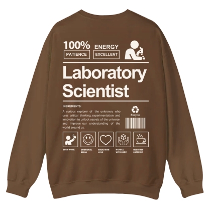 Laboratory Scientist Casual Crewneck Sweatshirt