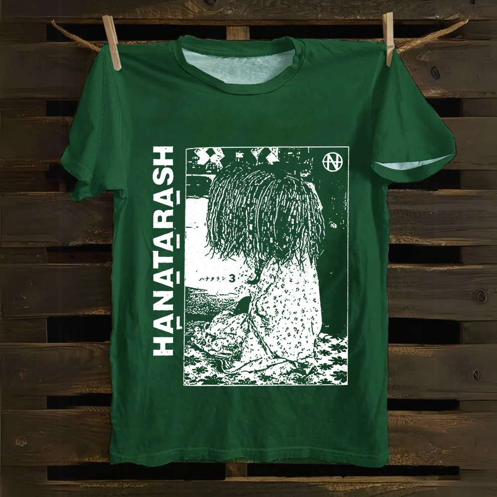 Unisex Vintage  Hanatarash Band  Cotton T-Shirt