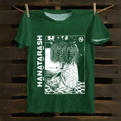 Unisex Vintage  Hanatarash Band  Cotton T-Shirt