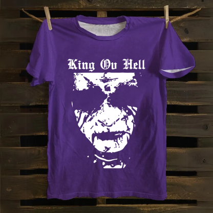 Unisex Vintage  King ov Hell Musicians Cotton T-Shirt