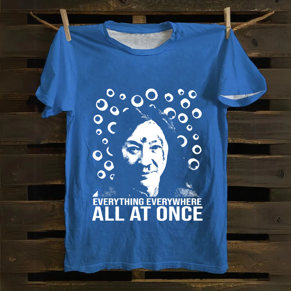 Unisex Vintage  Everything Everywhere All at Once Movie Cotton T-Shirt