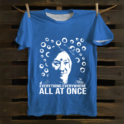 Unisex Vintage  Everything Everywhere All at Once Movie Cotton T-Shirt