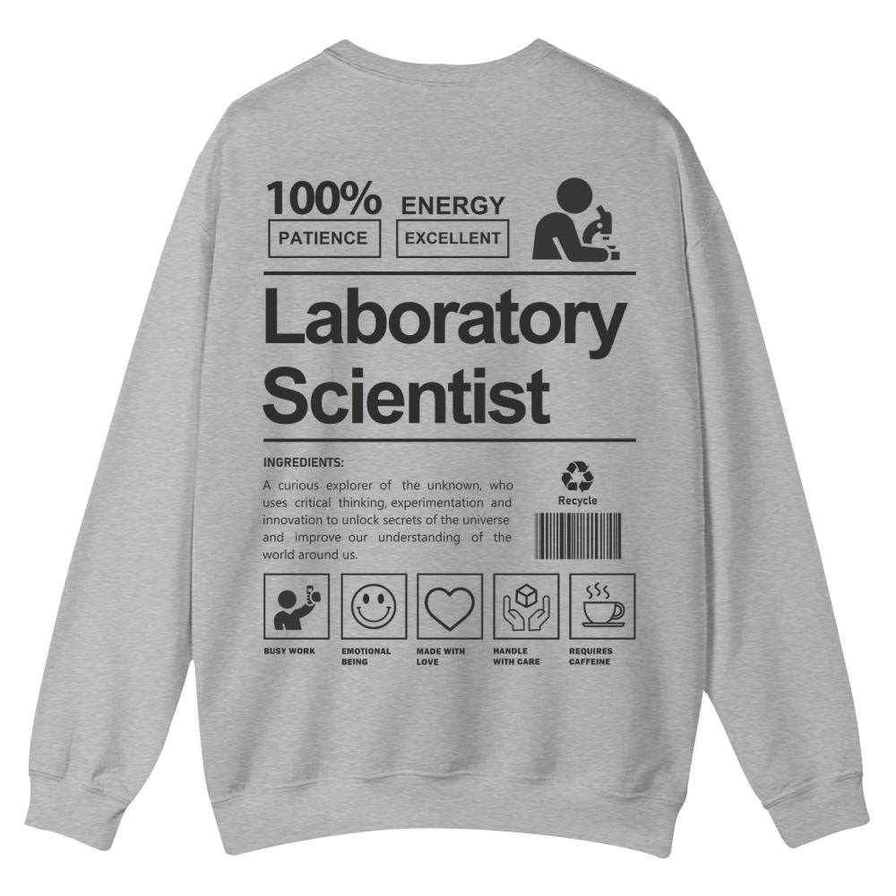 Laboratory Scientist Casual Crewneck Sweatshirt