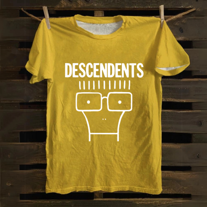 Unisex Vintage Descendents Punk Rock Band Cotton T-Shirt