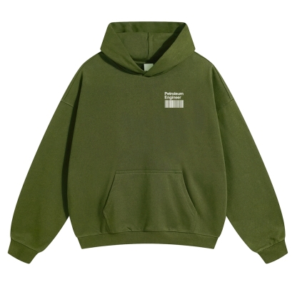 Petroleum Engineer Solid Color Hoodie
