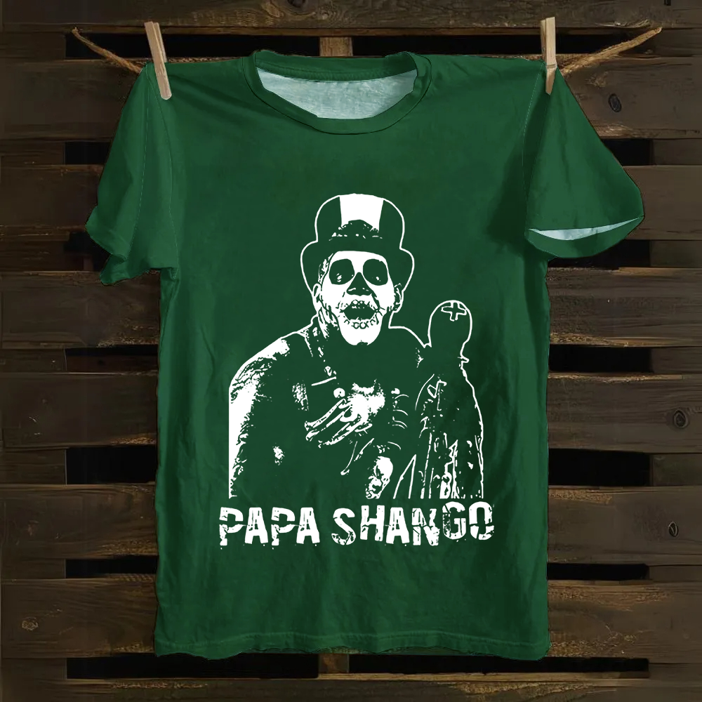 Unisex Vintage Papa Shango Wrestler  Wrestling Cotton T-Shirt