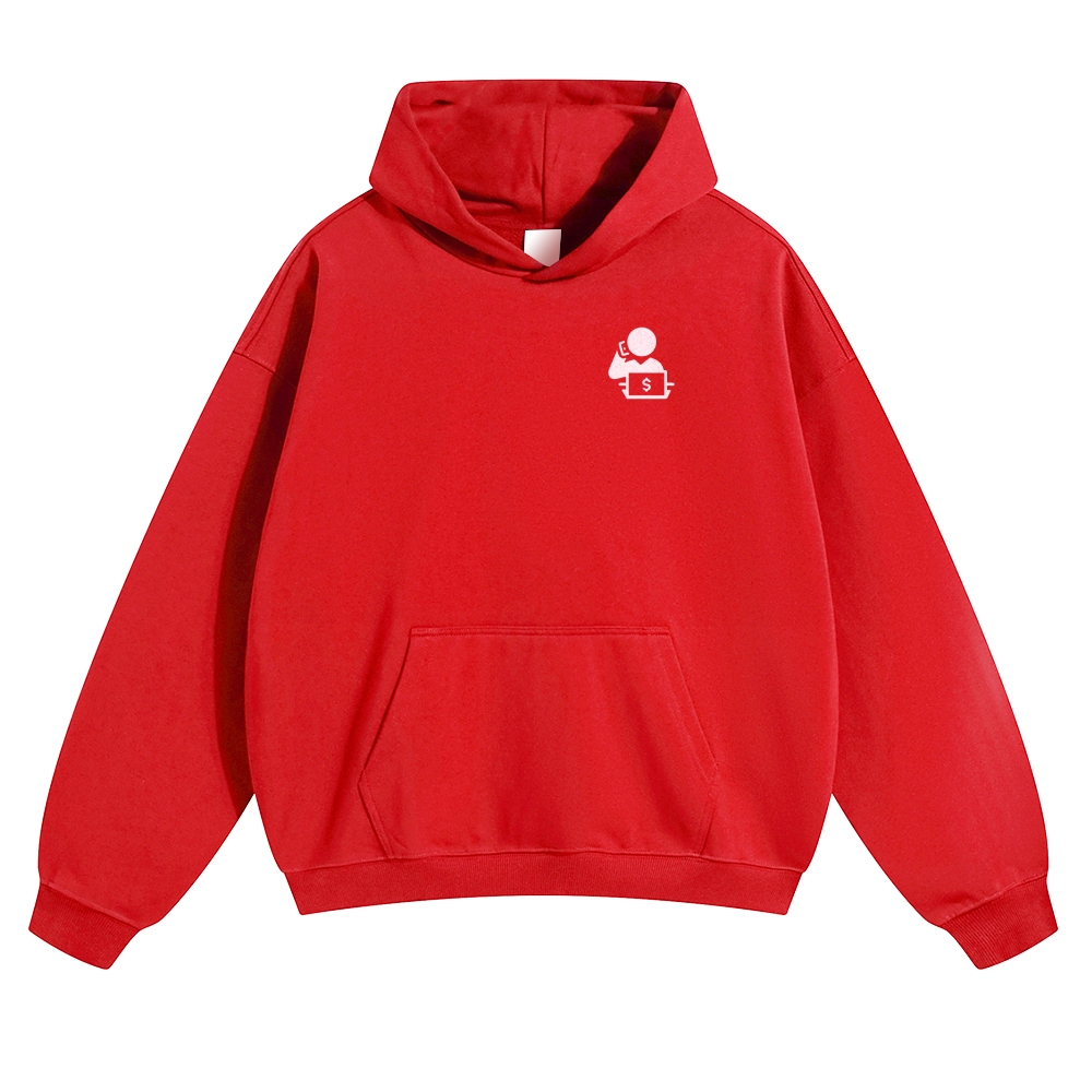 Trader Solid Color Hoodie