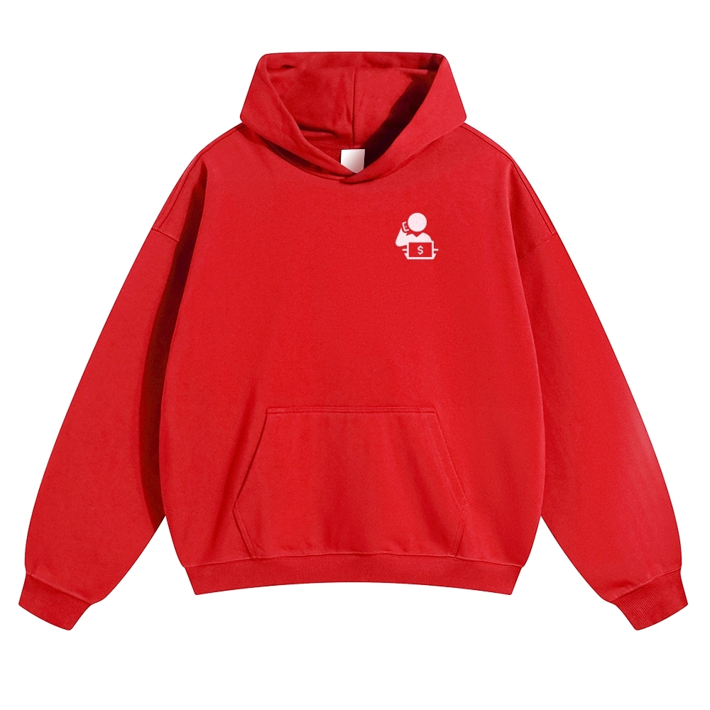 Trader Solid Color Hoodie