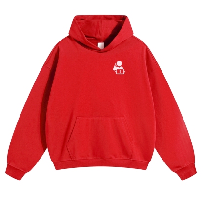 Trader Solid Color Hoodie