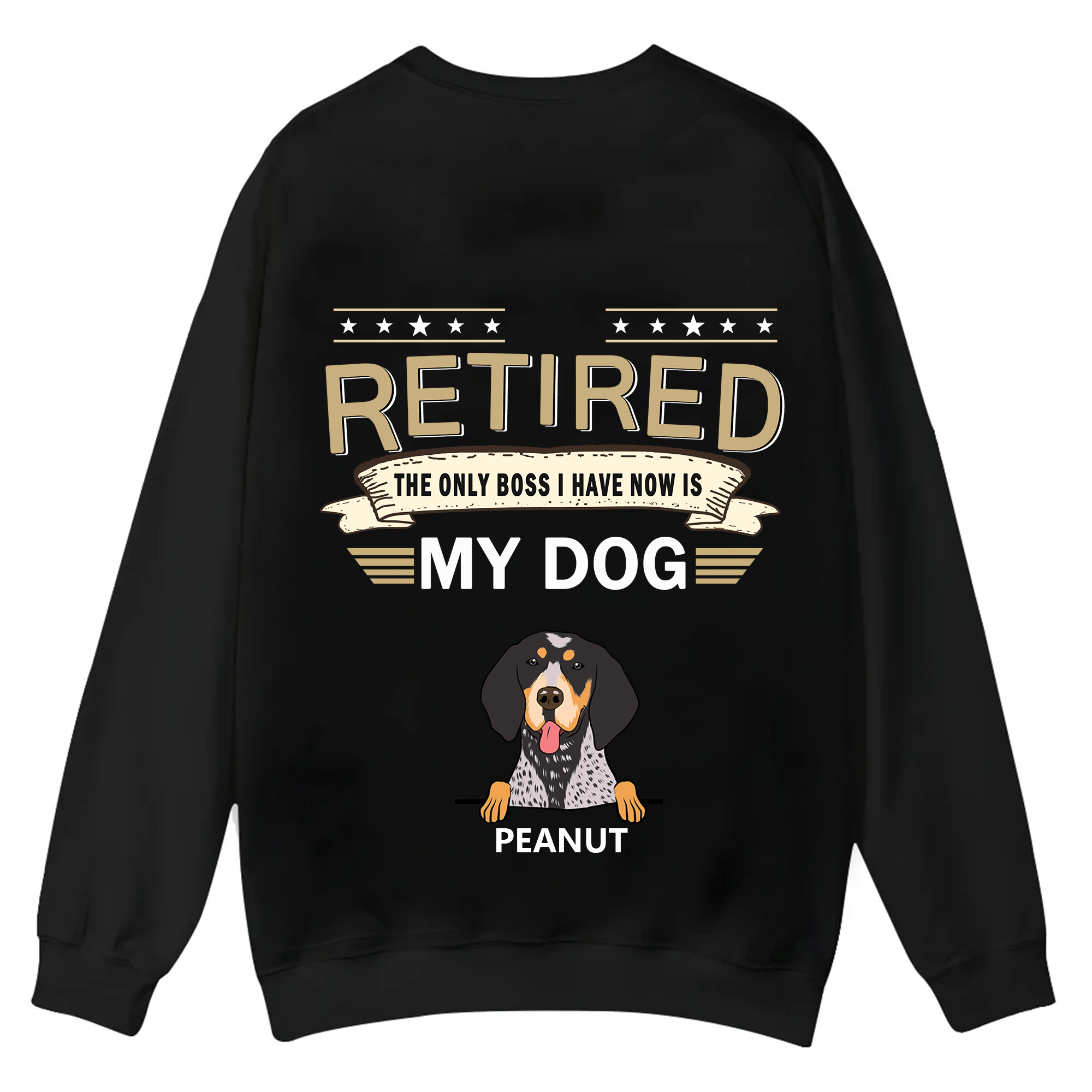 The Only Boss I Have - Personalized Custom Unisex Casual Crewneck Sweatshirt