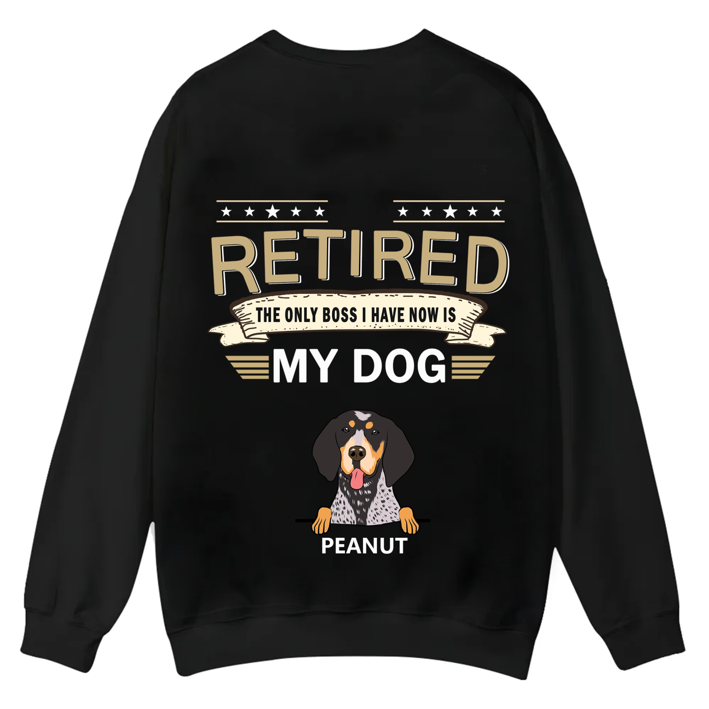 The Only Boss I Have - Personalized Custom Unisex Casual Crewneck Sweatshirt