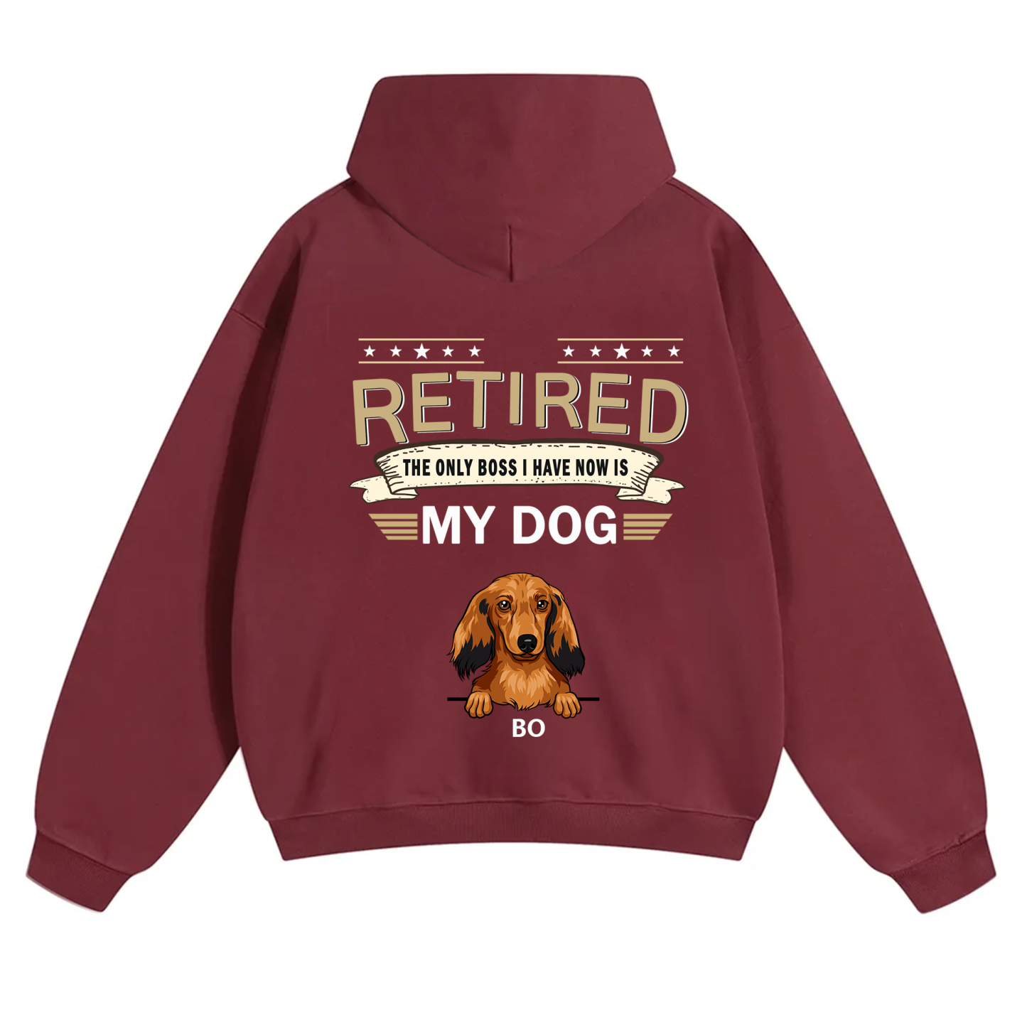 The Only Boss I Have - Personalized Custom Unisex Hoodie