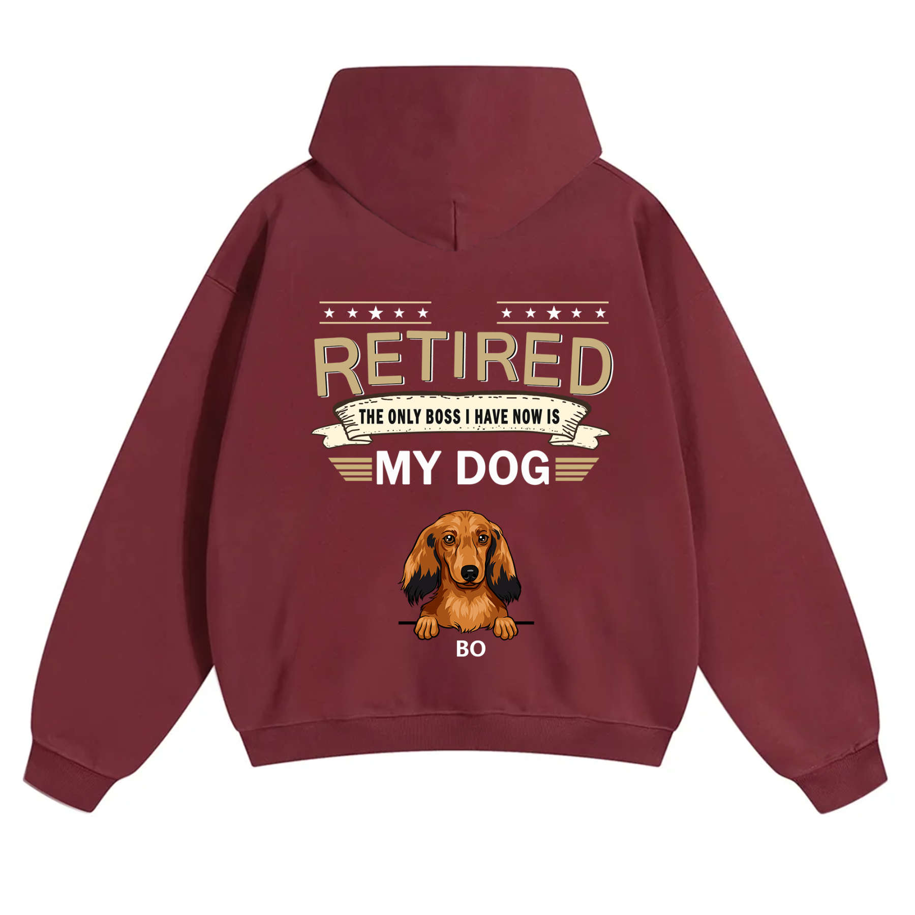 The Only Boss I Have - Personalized Custom Unisex Hoodie