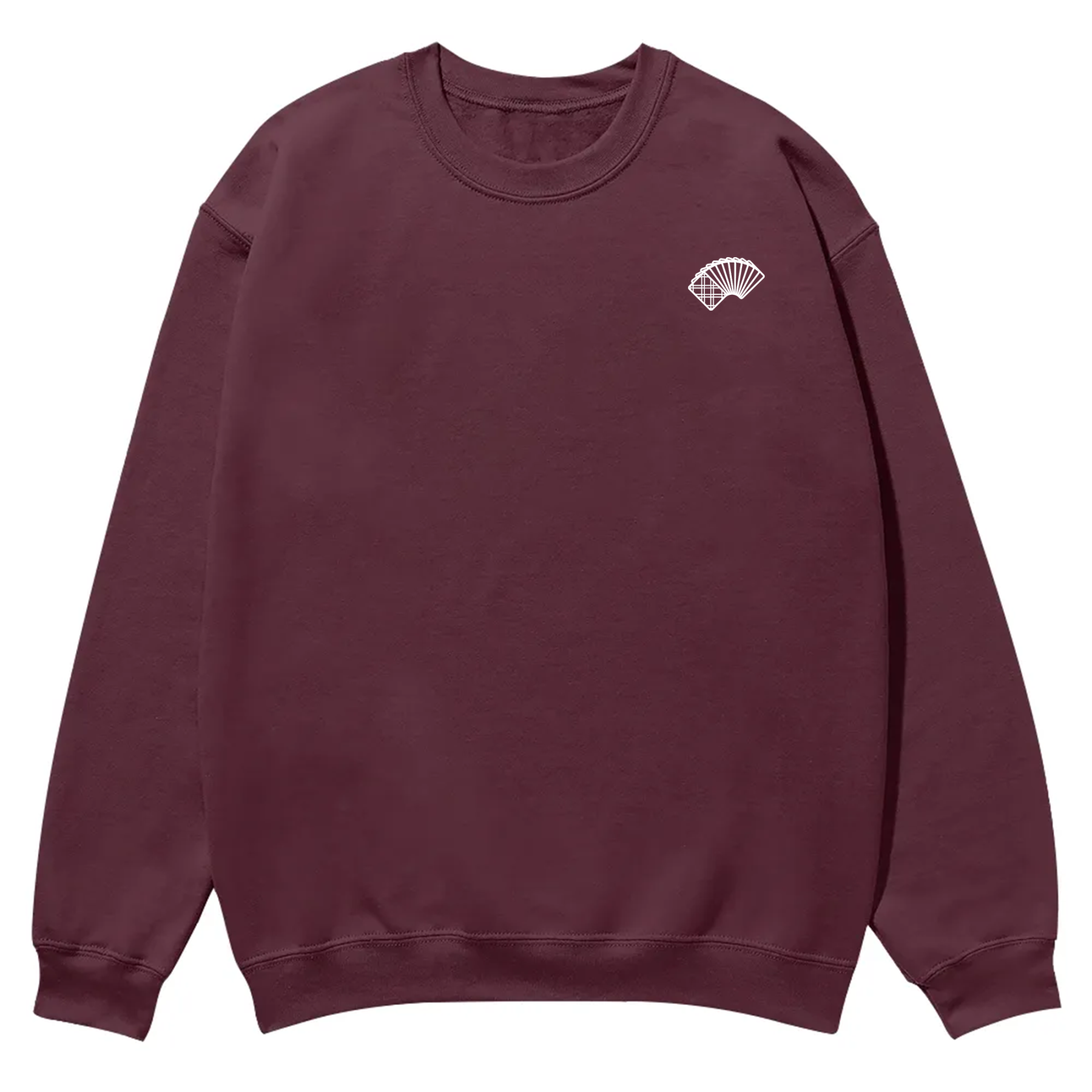 Poker Player Unisex Casual Crewneck Sweatshirt
