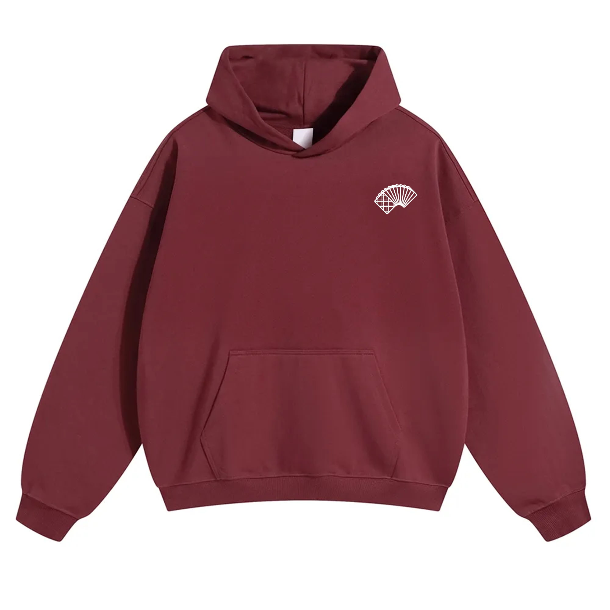 Poker Player Unisex Solid Color Hoodie