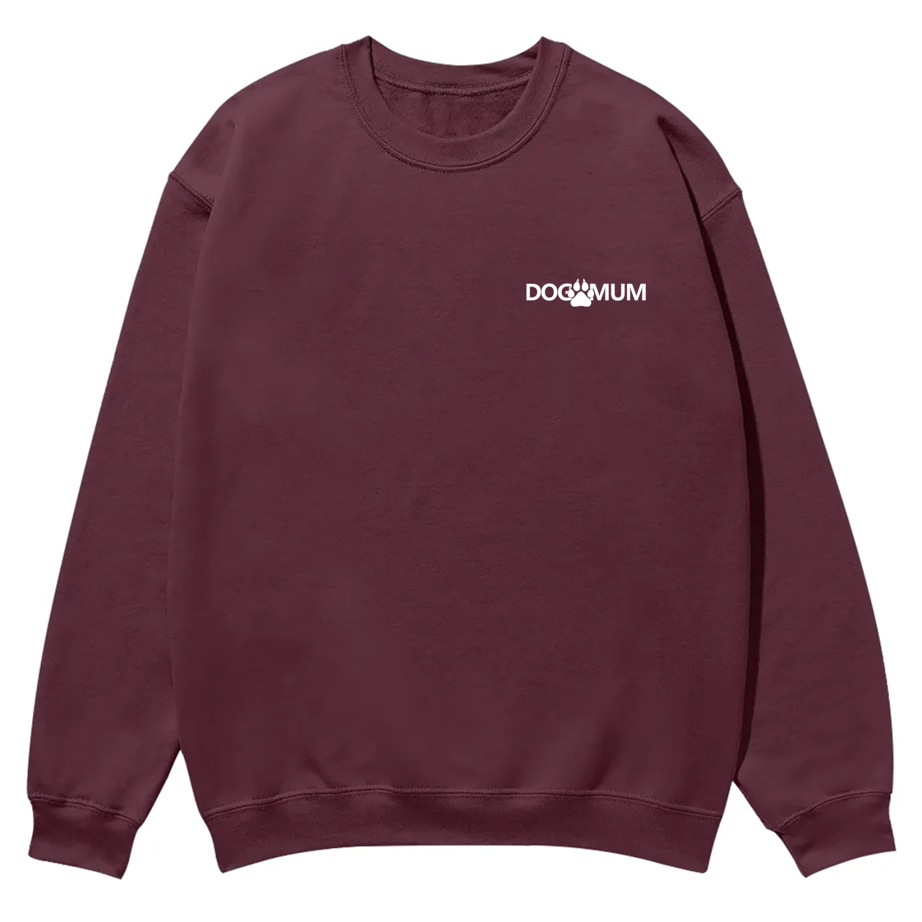 Dog Mum  Addcustom QR Code Name Unisex Casual Crewneck Sweatshirt