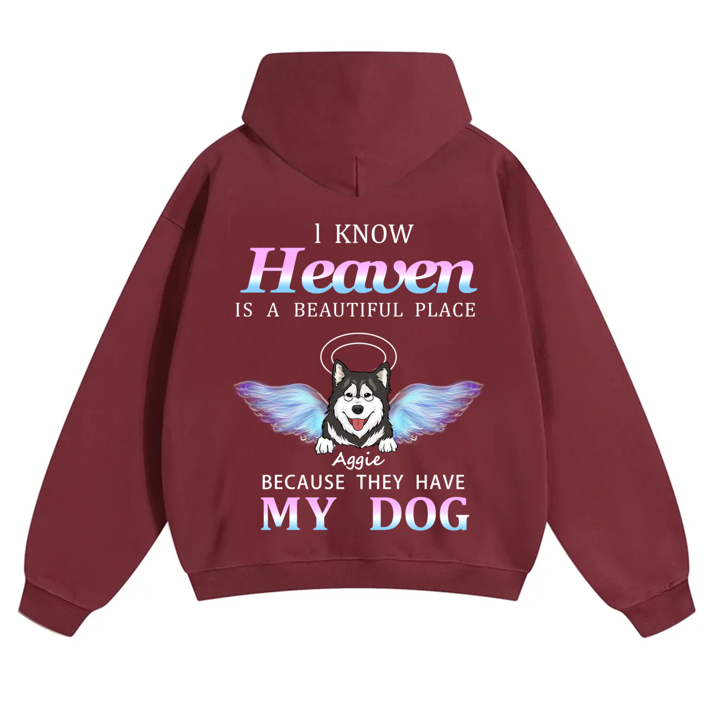 Heaven Is A Beautiful Place - Personalized Custom Unisex Hoodie