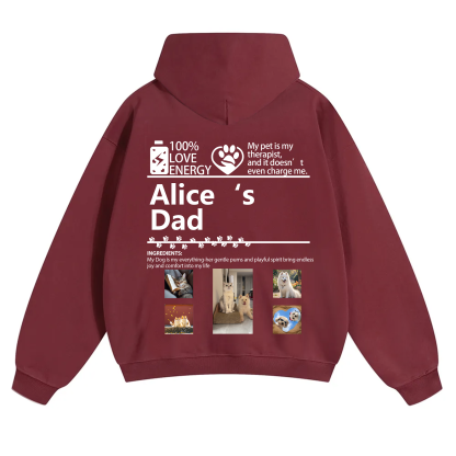 Pets Photos Creative Customized Unisex Hoodie