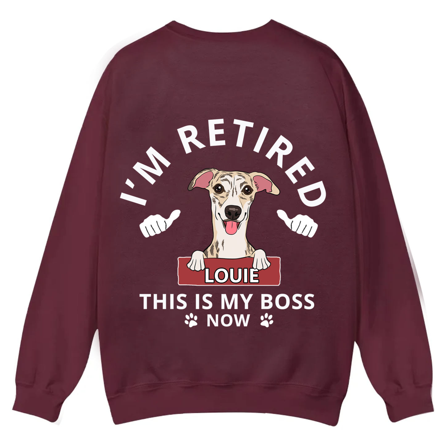 This Is My Boss - Personalized Custom Unisex Casual Crewneck Sweatshirt