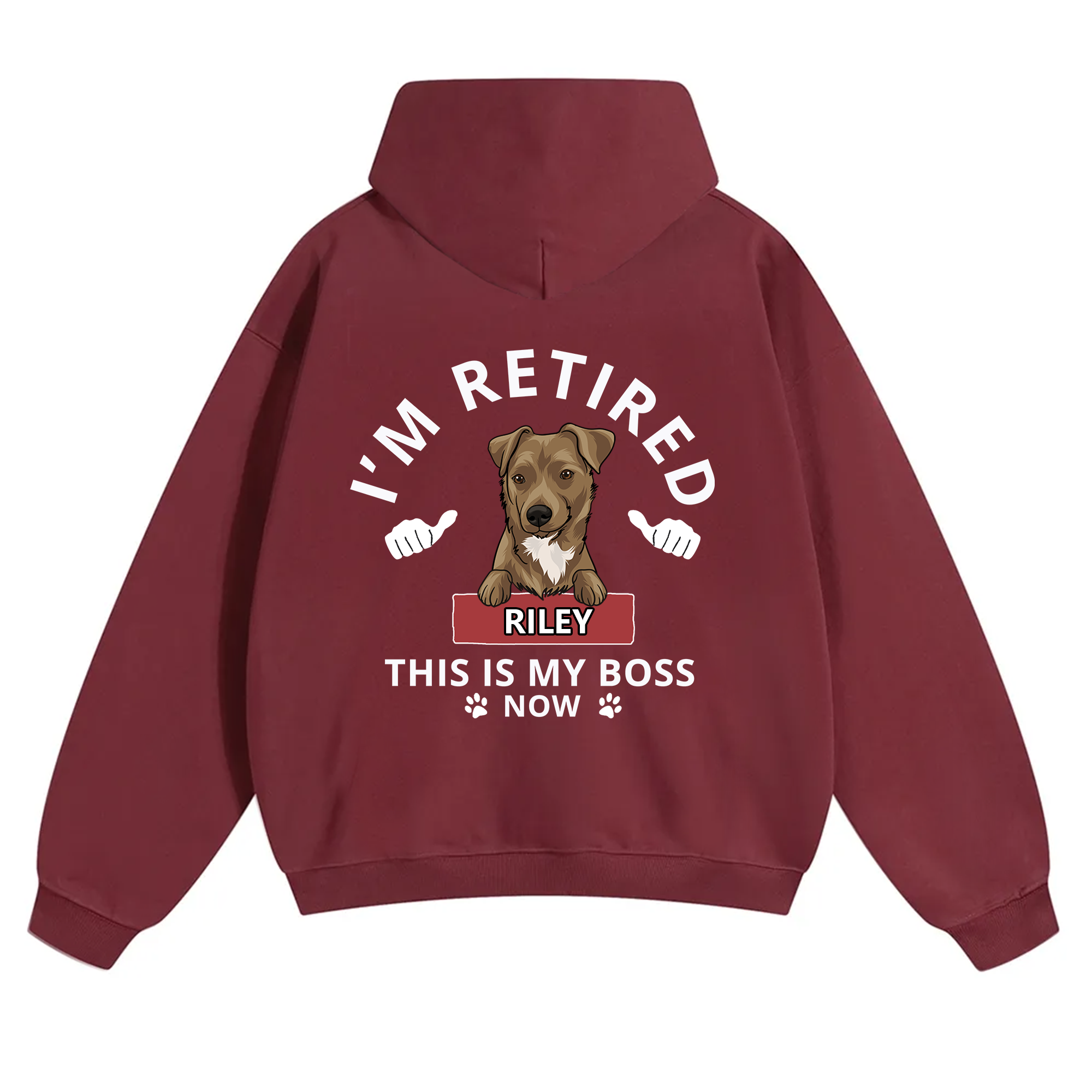 This Is My Boss - Personalized Custom Unisex Hoodie