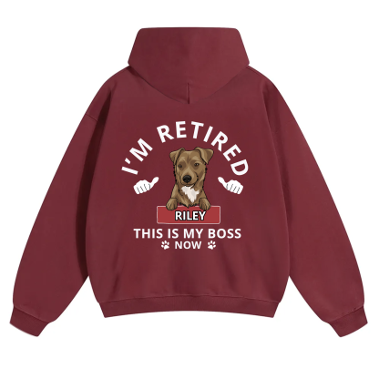 This Is My Boss - Personalized Custom Unisex Hoodie