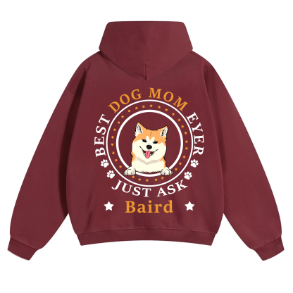 Best Dog Dad/Dog Mum Circle - Personalized Custom Unisex Hoodie