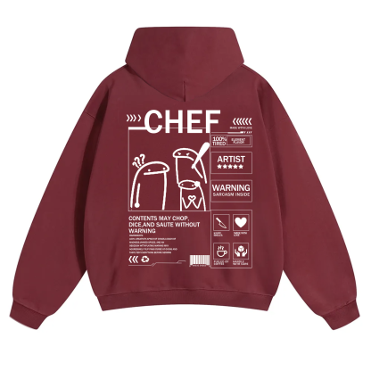 Chef Solid Color Unisex Hoodie