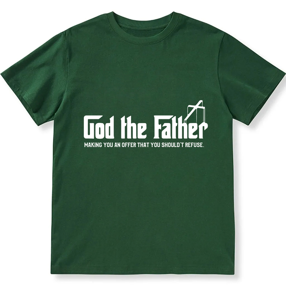 God The Father Christian Unisex Fit Cotton T-Shirt wearishow