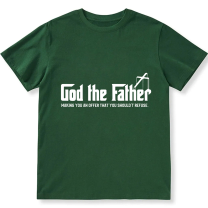 God The Father Christian Unisex Fit Cotton T-Shirt wearishow
