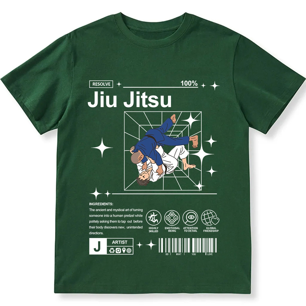 Jiu Jitsu Unisex Fit Cotton T-Shirt wearishow
