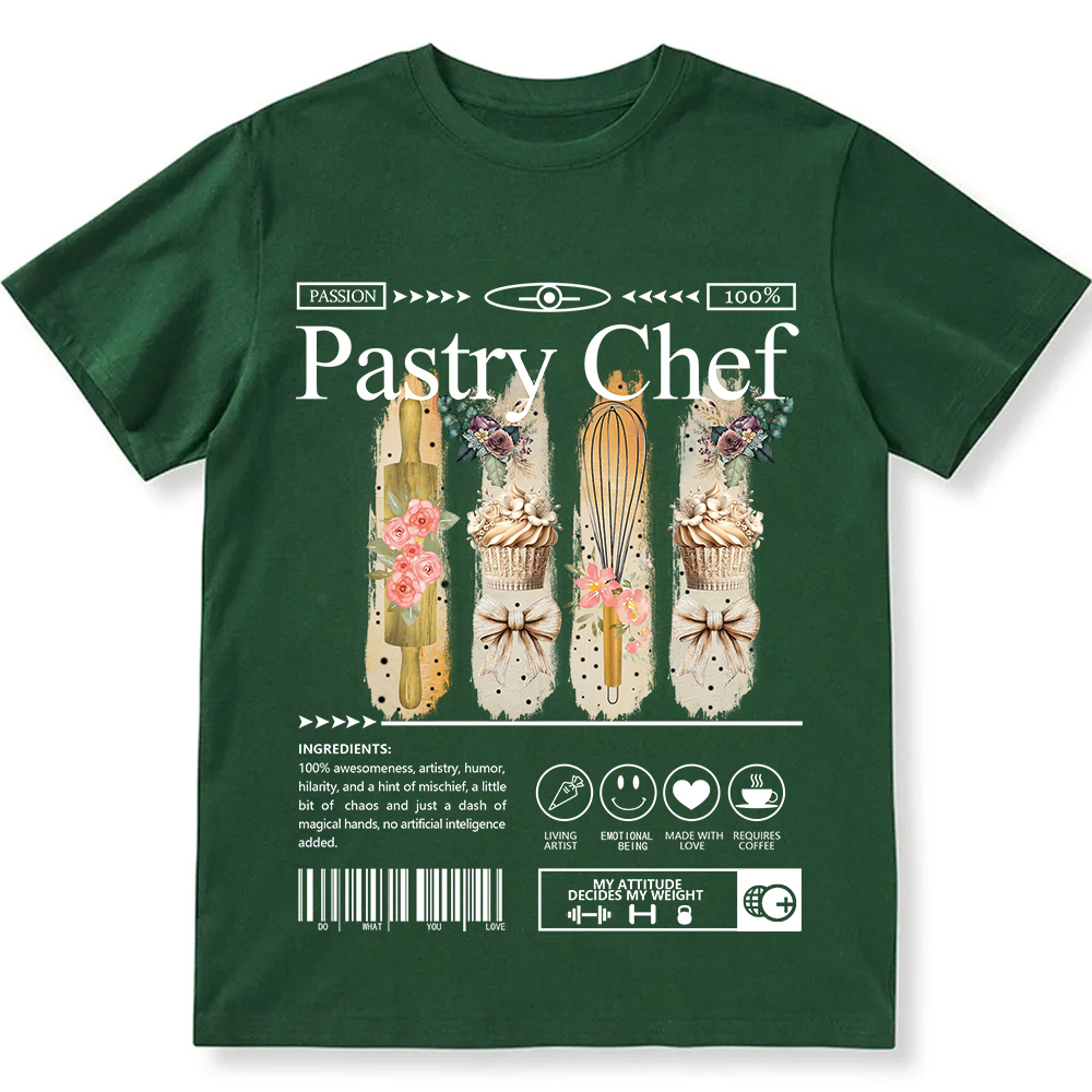 Pastry Chef Unisex Fit Cotton T-Shirt wearishow