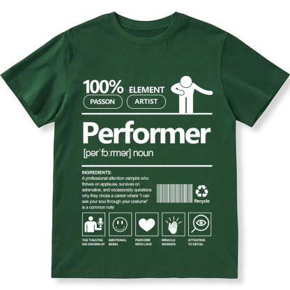 Performer Unisex Fit Cotton T-Shirt wearishow