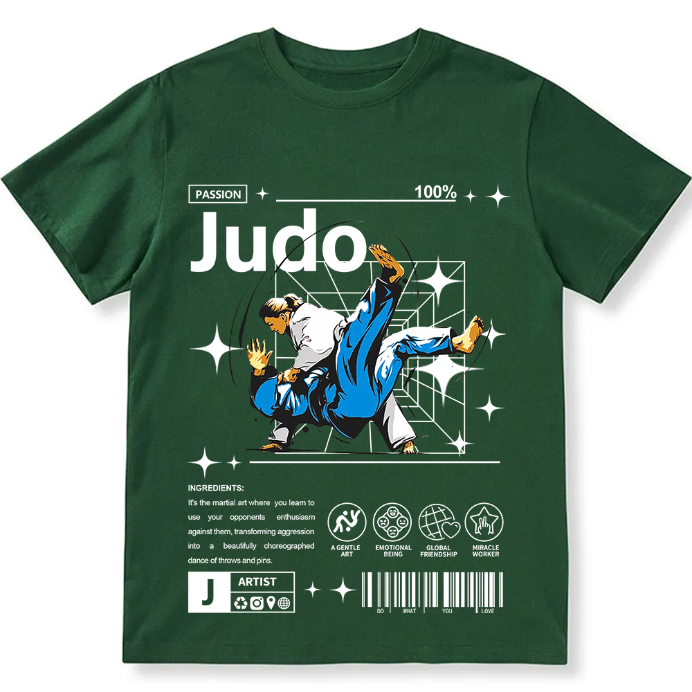Judo Unisex Fit Cotton T-Shirt wearishow