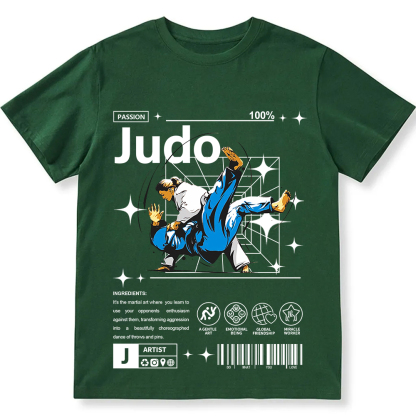 Judo Unisex Fit Cotton T-Shirt wearishow