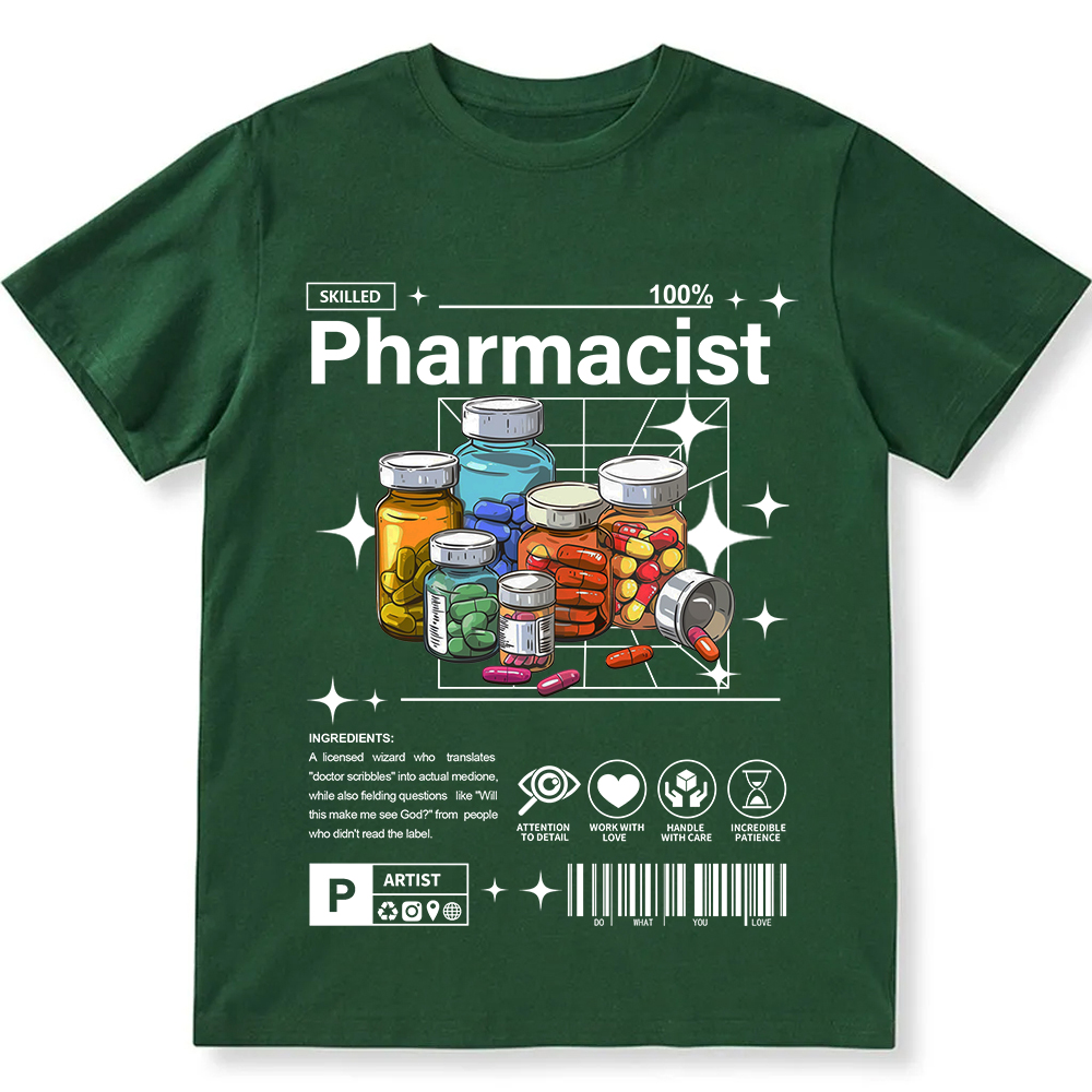 Pharmacist Unisex Fit Cotton T-Shirt wearishow