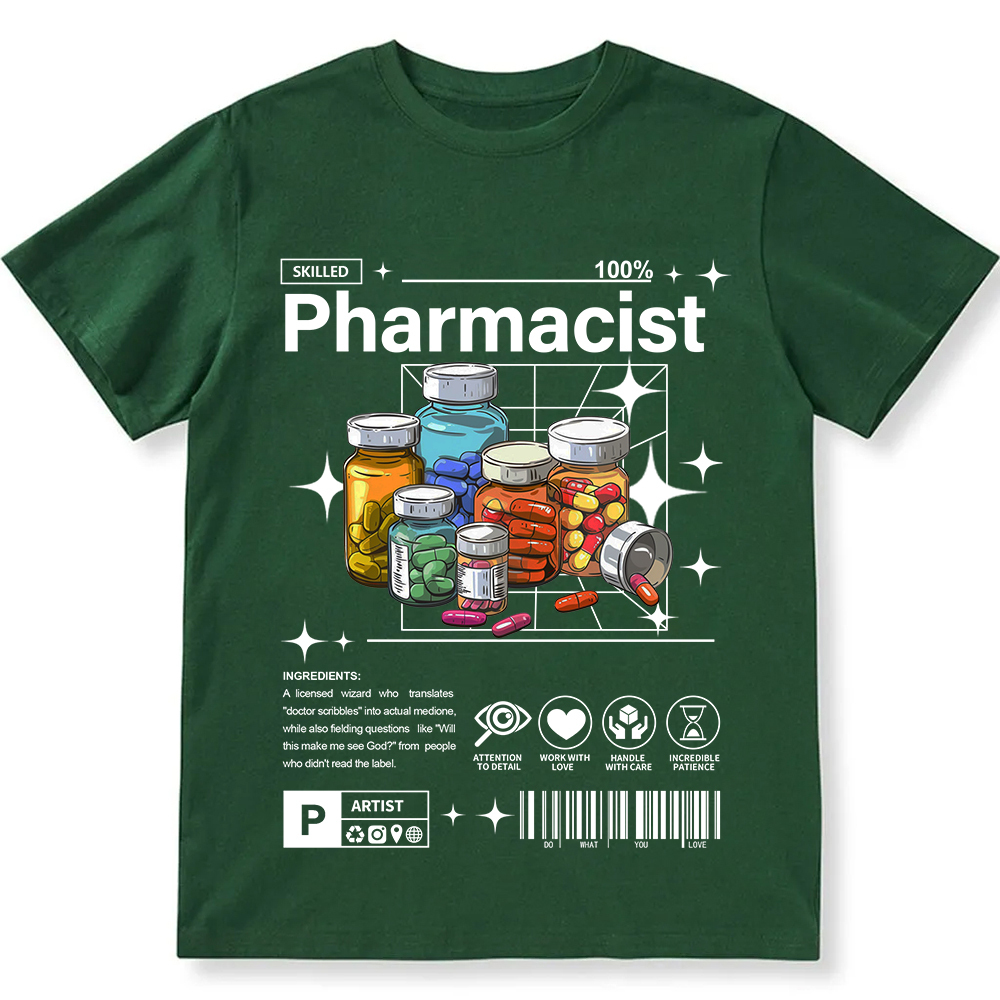 Pharmacist Unisex Fit Cotton T-Shirt wearishow
