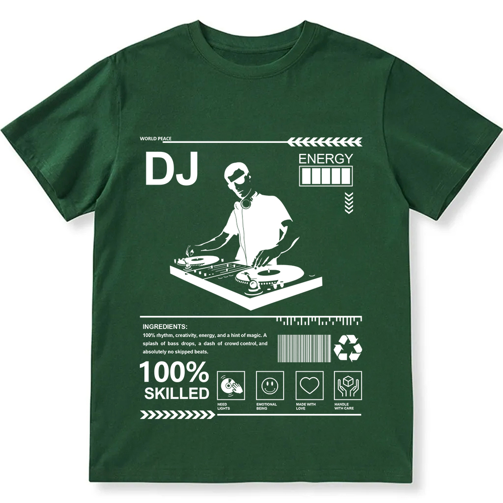 DJ Unisex Fit Cotton T-Shirt wearishow