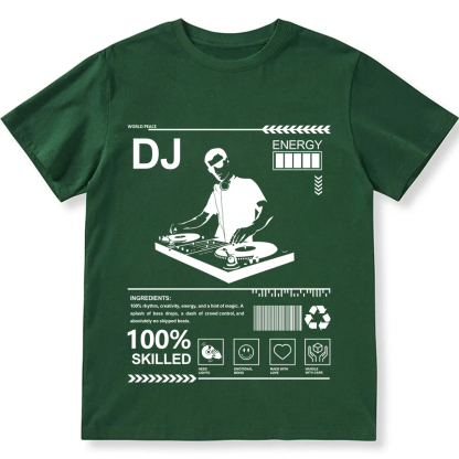 DJ Unisex Fit Cotton T-Shirt wearishow
