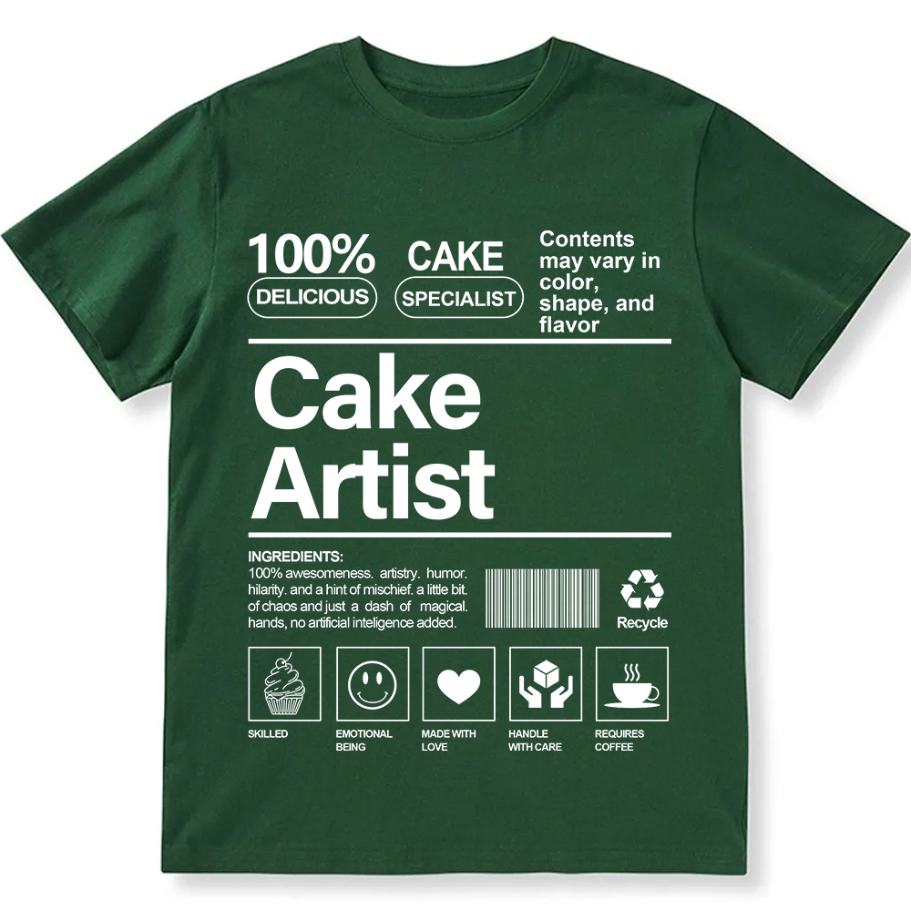 Cake Artist  Unisex Fit Cotton T-Shirt wearishow